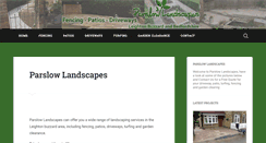 Desktop Screenshot of parslowlandscapes.co.uk